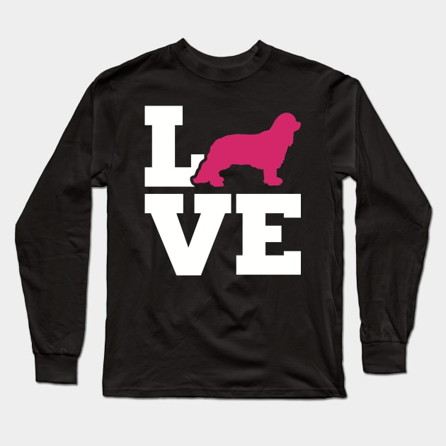 Cavalier King Charles Love Long Sleeve T-Shirt by Designzz